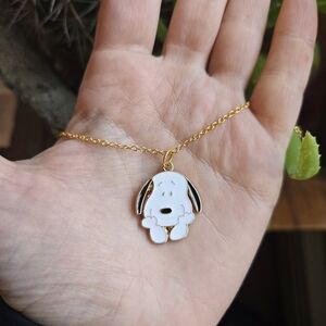 New Gold Snoopy Necklace